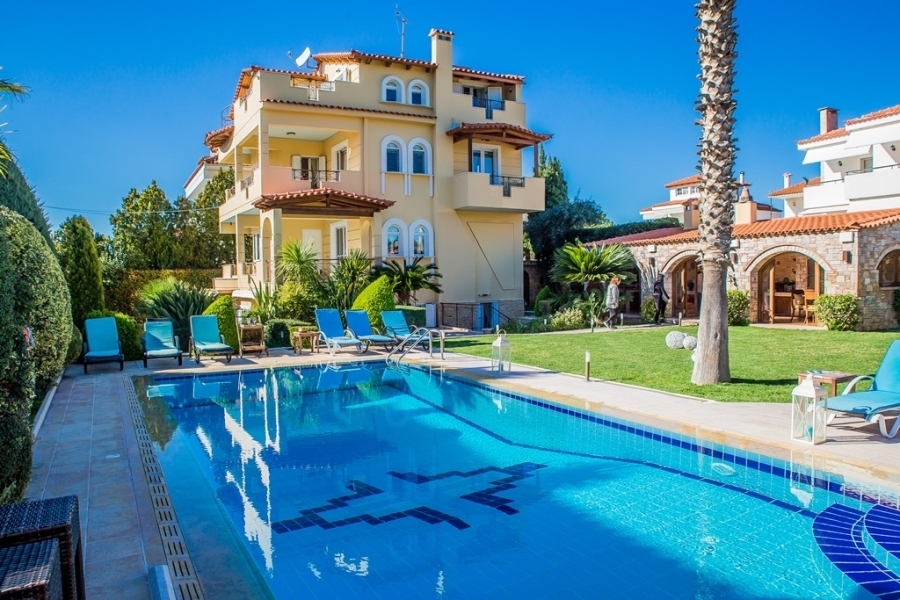 (For Rent) Residential Villa || East Attica/Kalyvia-Lagonisi - 350 Sq.m, 4 Bedrooms, 5.500€ 